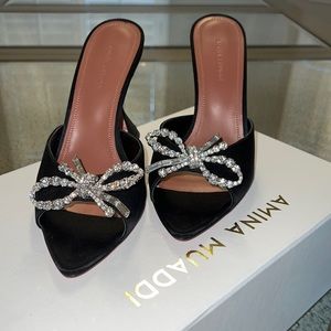 Amina Muaddi Rosie open back heels